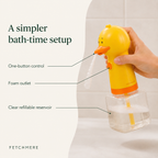 Fetchmere dog shampoo foam sprayer visible feature breakdown