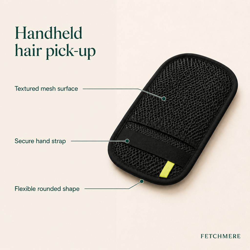 Fetchmere reusable pet hair remover visible feature breakdown