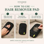 How to use the Fetchmere reusable pet hair remover