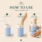 How to use the Fetchmere dog paw cleaner cup